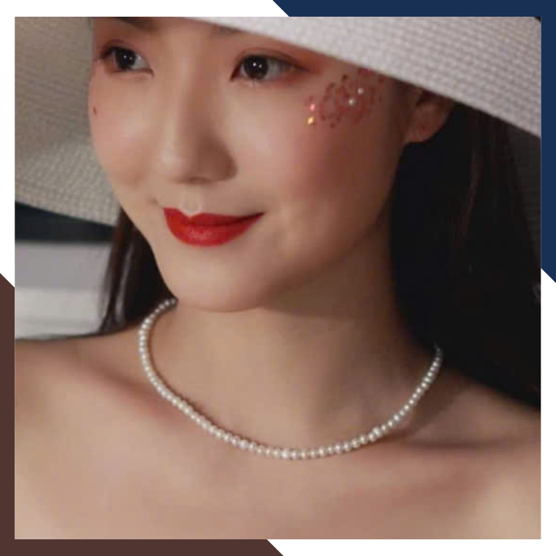 Vòng cổ ngọc trai nhí