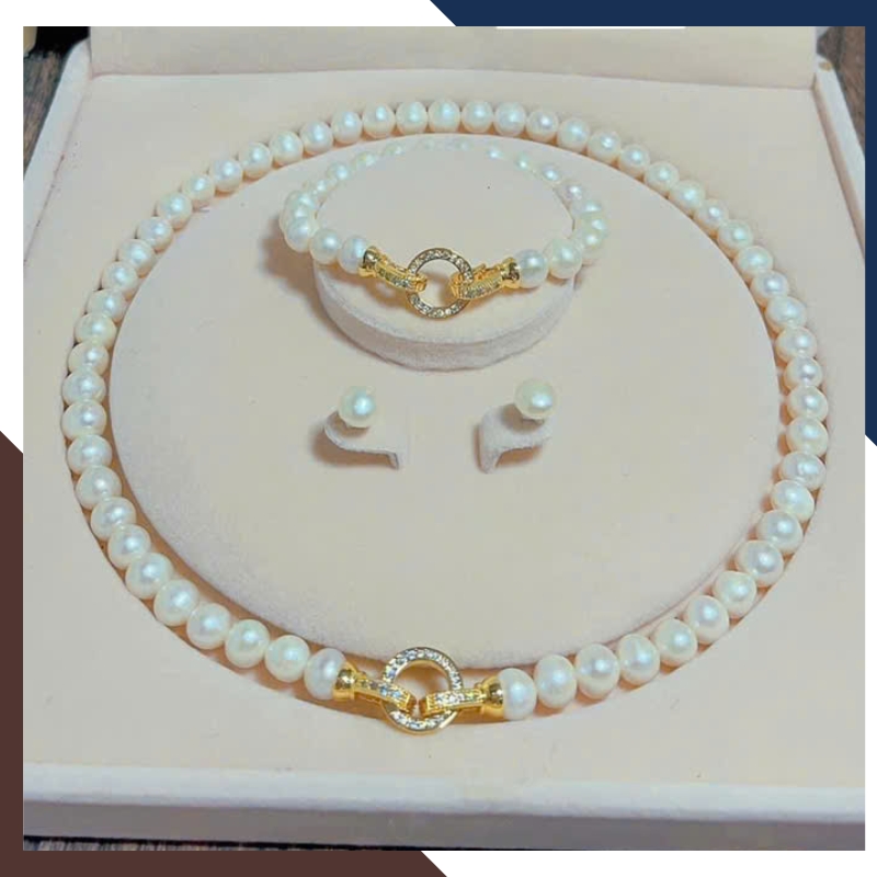 Bộ Trang Sức Ngọc Trai Trẻ Trung, Thanh Lịch Mã BTSNT109 | Ngọc Trai Thật