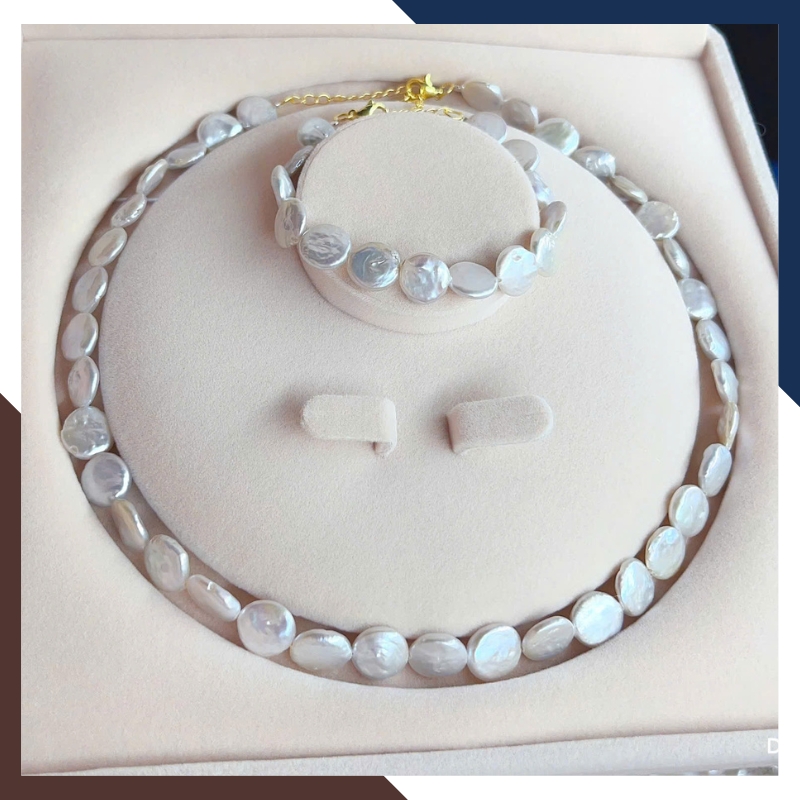 Bộ Vòng Ngọc Trai Dị Cho Nữ Trẻ Trung, Cá Tính BTSNT140