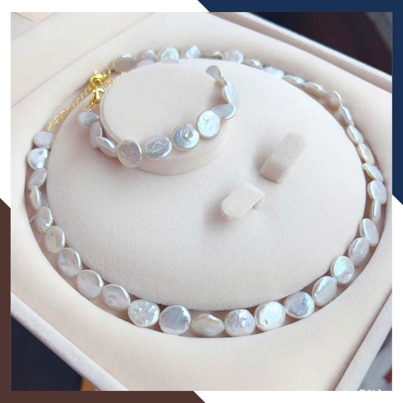 Bộ Vòng Ngọc Trai Dị Cho Nữ Trẻ Trung, Cá Tính BTSNT140