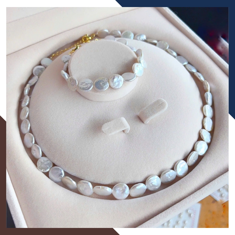 Bộ Vòng Ngọc Trai Dị Cho Nữ Trẻ Trung, Cá Tính BTSNT140