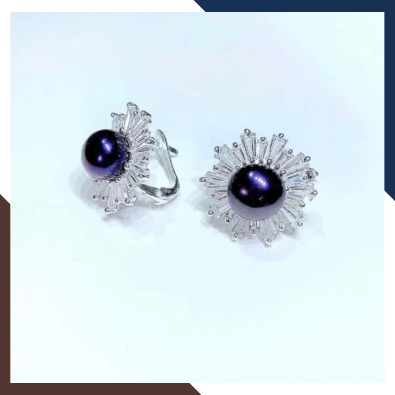 Bông Tai Ngọc Trai Bạc BTNT108