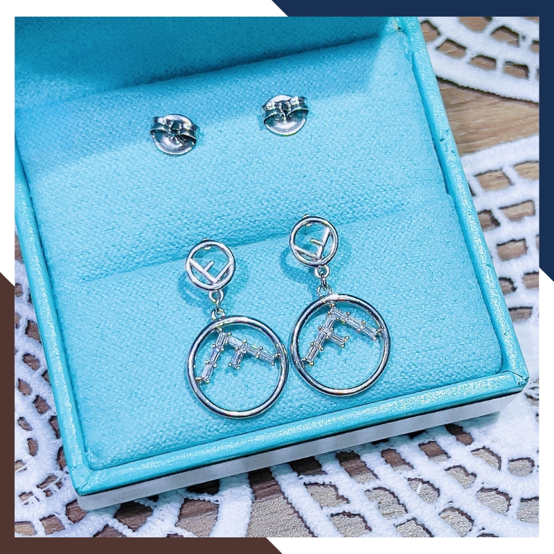 Bông Tai Vàng Trắng 10k Nhiều Mẫu Cho Nữ BTV185