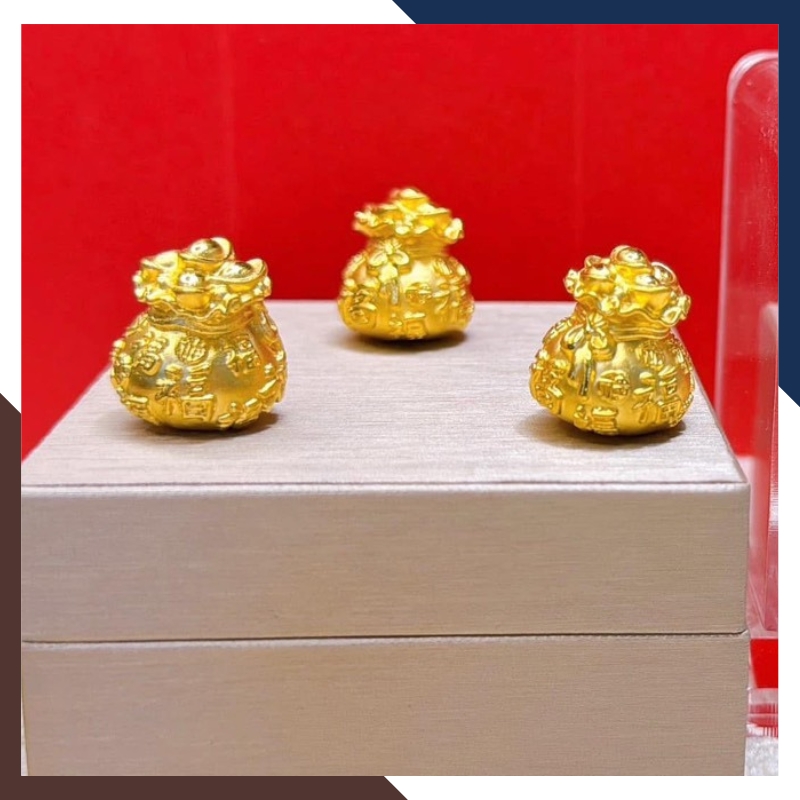 Cây Kim Tiền Vàng 24k 9999 – Vật Phẩm Phong Thuỷ Tài Lộc