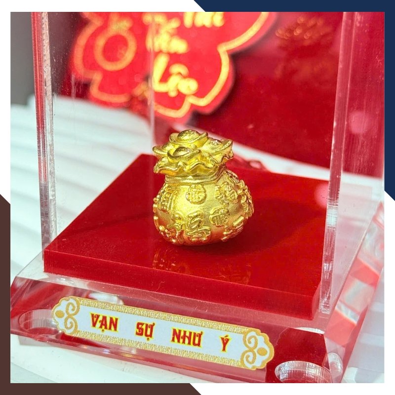 Cây Kim Tiền Vàng 24k 9999 – Vật Phẩm Phong Thuỷ Tài Lộc