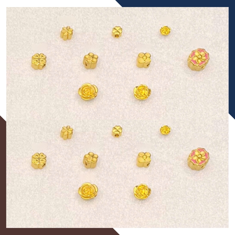 Charm Hoa Mai Vàng 24k Đủ Size CHARMV93 - Rạng Rỡ Sắc Xuân, May Mắn Đầy Nhà