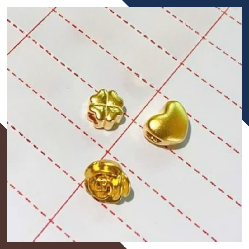 Charm Vàng 24k 9999 Nhiều Mẫu Mới Đẹp Mã CHARMV55