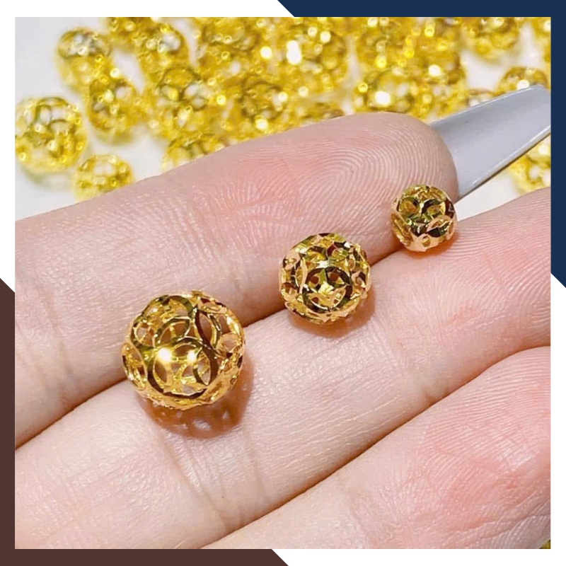 Charm Vàng Tây 10K Nhiều Mẫu Cho Nữ May Mắn Tài Lộc Mã CHARMV135