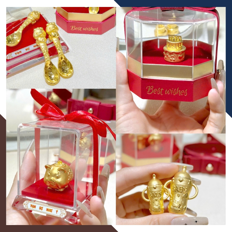 Công Chúa Elsa Bằng Vàng 24k 9999 Mã QTV19 – Quà Sinh Nhật Cho Bé Gái