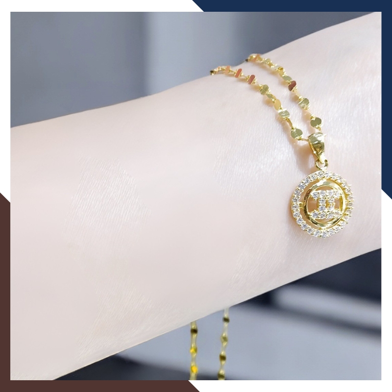 Dây Chuyền Chanel Vàng Tây 10k Cho Nữ DCVN335