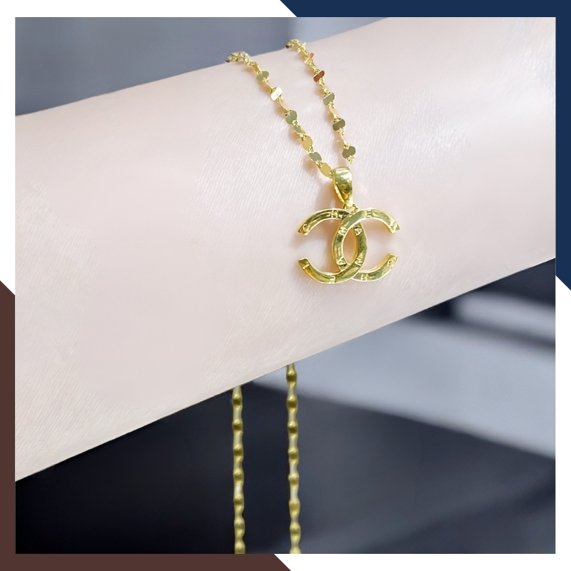 Dây Chuyền Chanel Vàng Tây 10k Cho Nữ DCVN335