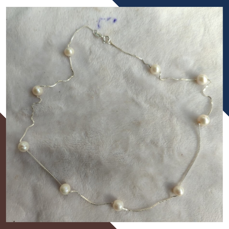 Dây chuyền ngọc trai nữ nuôi nước ngọt tự nhiên mã VCNT18