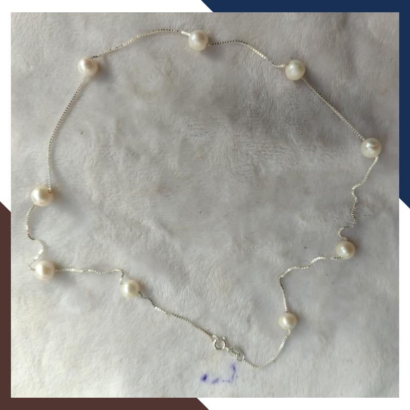 Dây chuyền ngọc trai nữ nuôi nước ngọt tự nhiên mã VCNT18