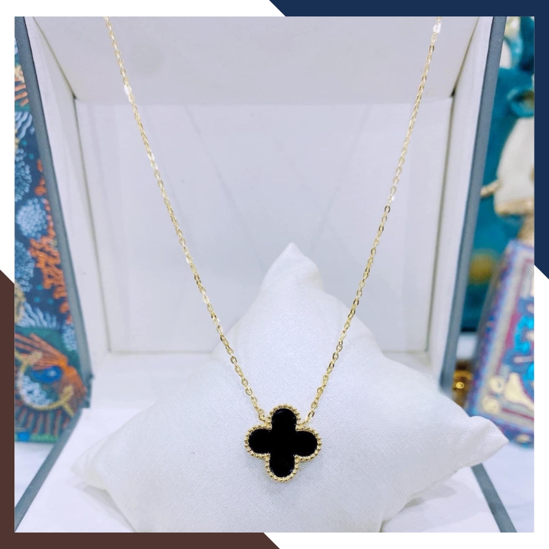 Dây Chuyền Vàng Cỏ 4 Lá Cho Nữ DCVN362