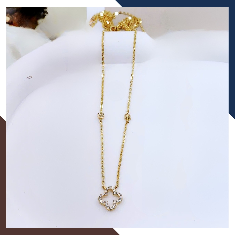 Dây Chuyền Vàng Nữ Cỏ 4 Lá DCVN367