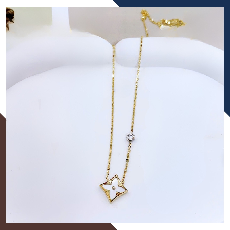 Dây Chuyền Vàng Nữ Cỏ 4 Lá DCVN367