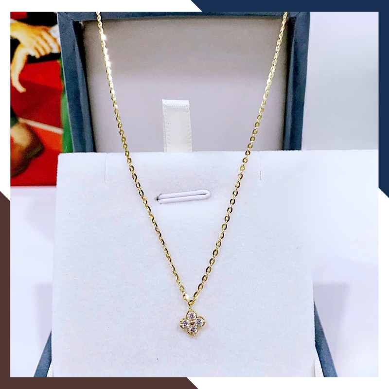 Dây Chuyền Vàng Nữ Cỏ 4 Lá DCVN367