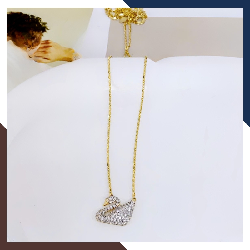 Dây Chuyền Vàng Nữ Mặt Thiên Nga DCVN216