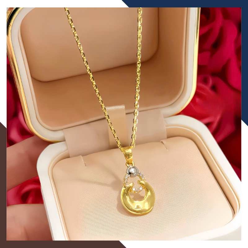 Dây Chuyền Vàng Tây 10k Cho Phụ Nữ Trung Niên DCVN287