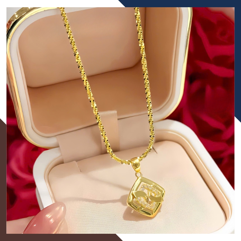 Dây Chuyền Vàng Tây 10k Cho Phụ Nữ Trung Niên DCVN287