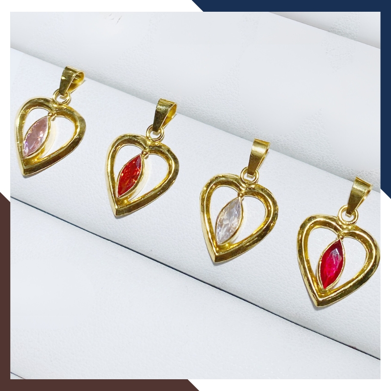 Dây chuyền vàng cho mẹ mặt trái tim D170M18 | vàng tây 10k