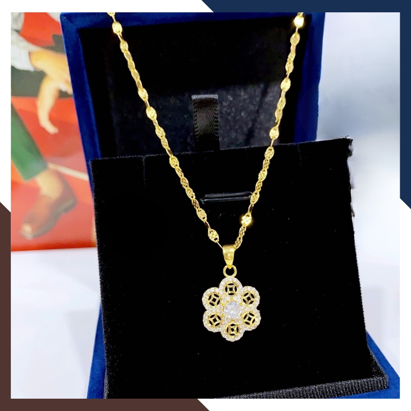 Dây Chuyền Vàng Tây Nữ 10k DCVN279