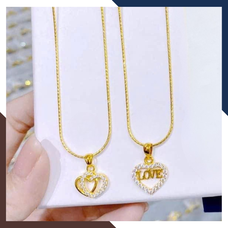 Dây Chuyền Vàng Tây Nữ 10k Mặt Trái Tim DCVN233 – Món Quà Ý Nghĩa Cho Bạn Gái