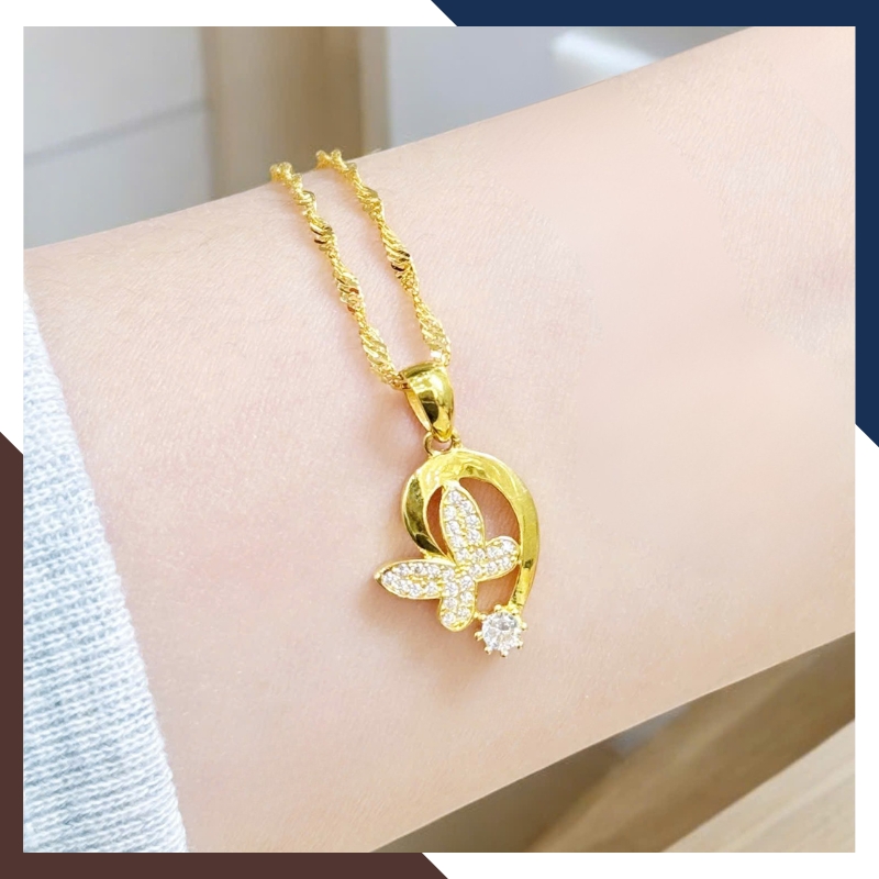 Dây Chuyền Vàng Tây Nữ 10k Mẫu Mới Đẹp & Nổi Bật DCVN303