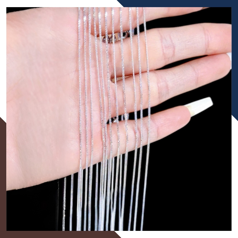 Dây Chuyền Vàng Trắng Nữ 10k DCVN329