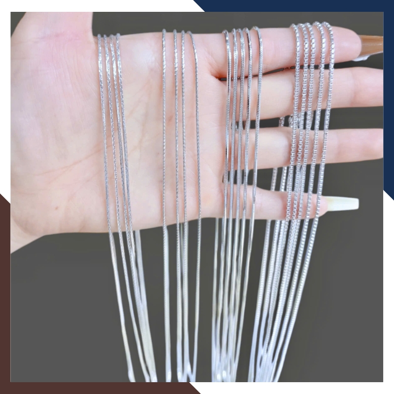 Dây Chuyền Vàng Trắng Nữ 10k DCVN329