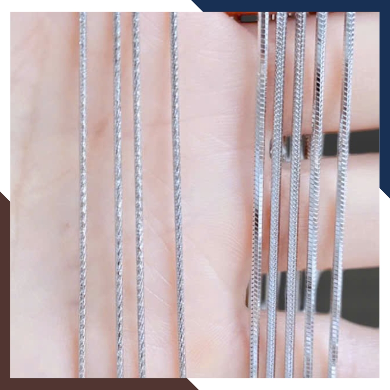 Dây Chuyền Vàng Trắng Nữ 10k DCVN329