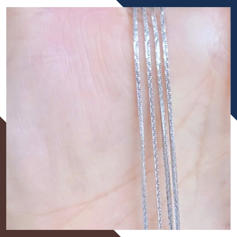 Dây Chuyền Vàng Trắng Nữ 10k DCVN329