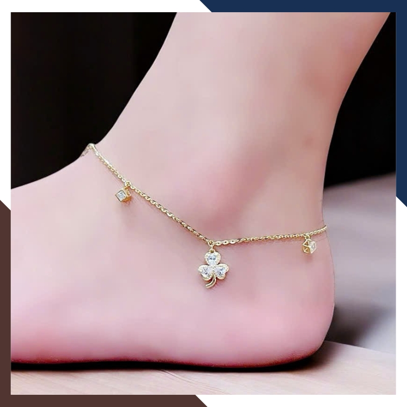 Lắc Chân Vàng Nữ 10K LCVN37 – Nhiều Mẫu Đẹp & Giá Tốt