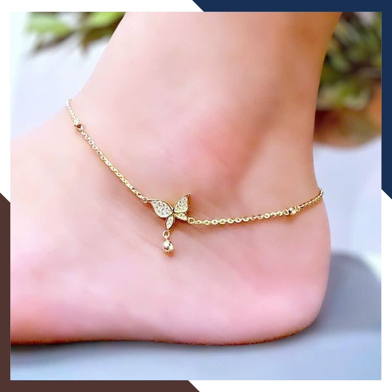 Lắc Chân Vàng Nữ 10K LCVN37 – Nhiều Mẫu Đẹp & Giá Tốt