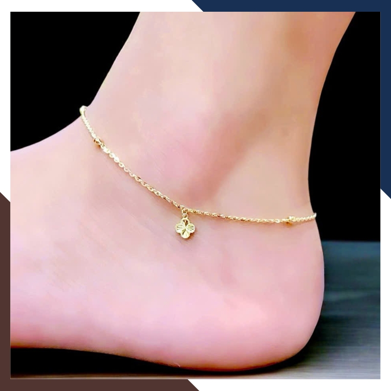 Lắc Chân Vàng Nữ 10K LCVN37 – Nhiều Mẫu Đẹp & Giá Tốt