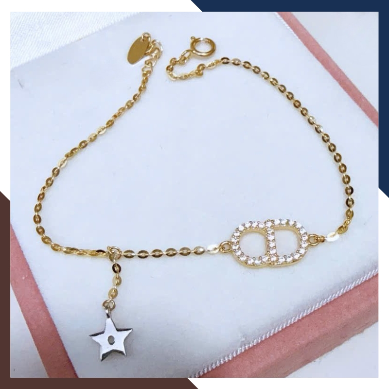 Lắc Tay Vàng Nữ 10K Charm Nhiều Mẫu LTVN367 - Đeo Đẹp Mỗi Ngày