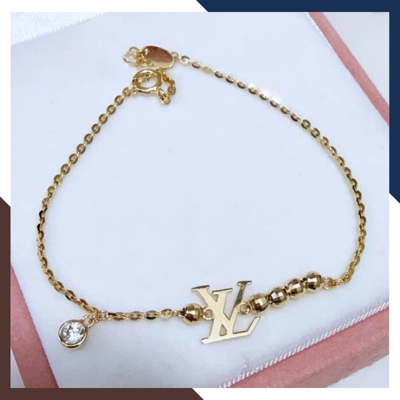 Lắc Tay Vàng Nữ 10K Charm Nhiều Mẫu LTVN367 - Đeo Đẹp Mỗi Ngày