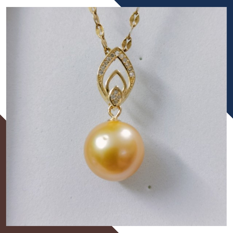 Mặt Dây Chuyền Ngọc Trai Màu Vàng DCNT30 - Sang Trọng & Quyến Rũ, Cuốn Hút Mọi Ánh Nhìn