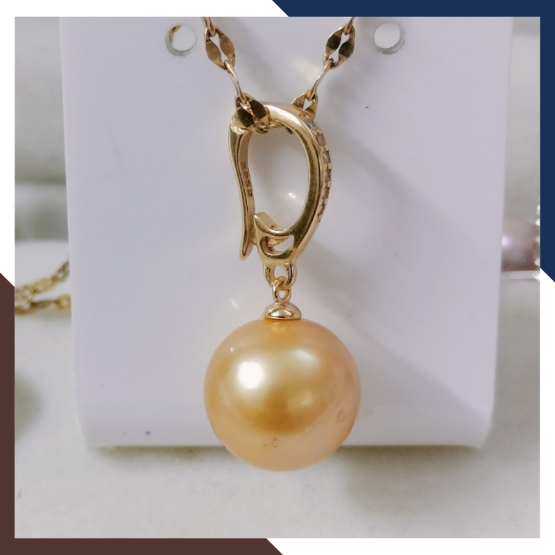 Mặt Dây Chuyền Ngọc Trai Màu Vàng DCNT30 - Sang Trọng & Quyến Rũ, Cuốn Hút Mọi Ánh Nhìn