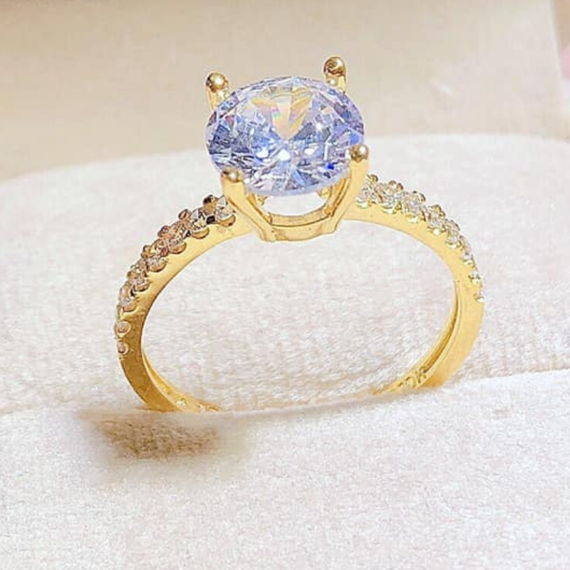 Nhẫn cầu hôn kiểu Solitaire