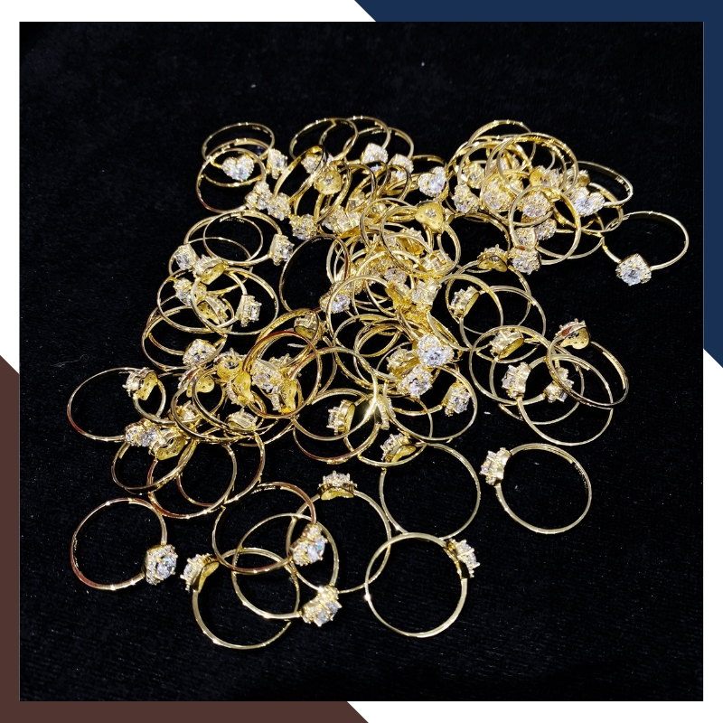 Nhẫn Cầu Hôn Vàng Tây, Nhẫn Vàng Nữ 10k Hình Trái Tim Đẹp NVN172