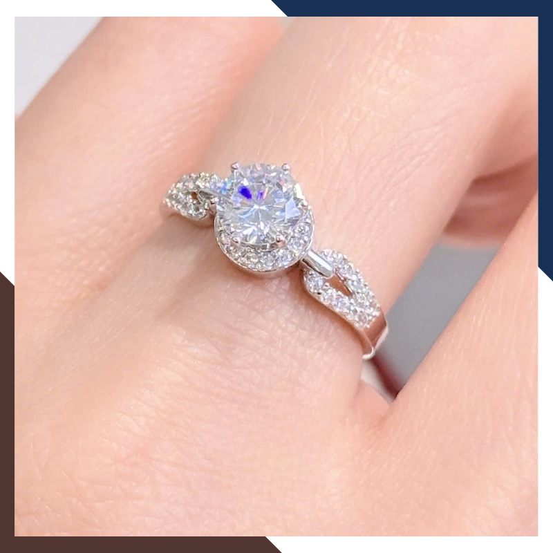 Nhẫn cầu hôn vàng trắng 10k đá cao NVN261 – Ngọc Trai Anchi