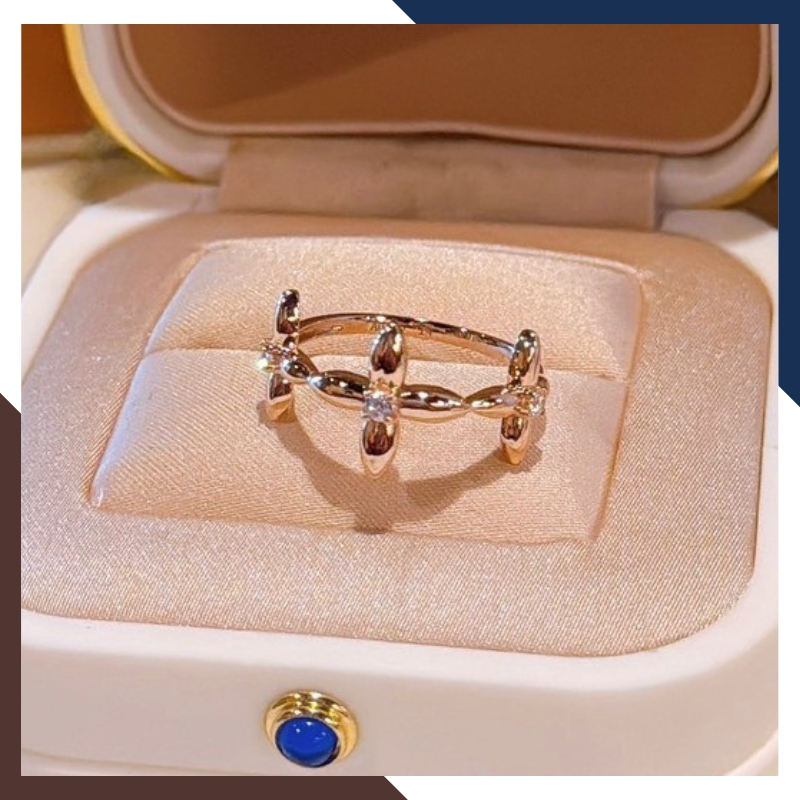 Nhẫn Cỏ 4 Lá Vàng 18k Nhiều Mẫu Cho Nữ NVN213