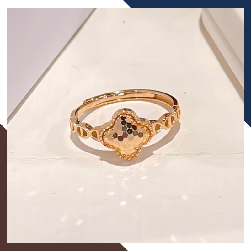 Nhẫn Cỏ 4 Lá Vàng 18k Nhiều Mẫu Cho Nữ NVN213