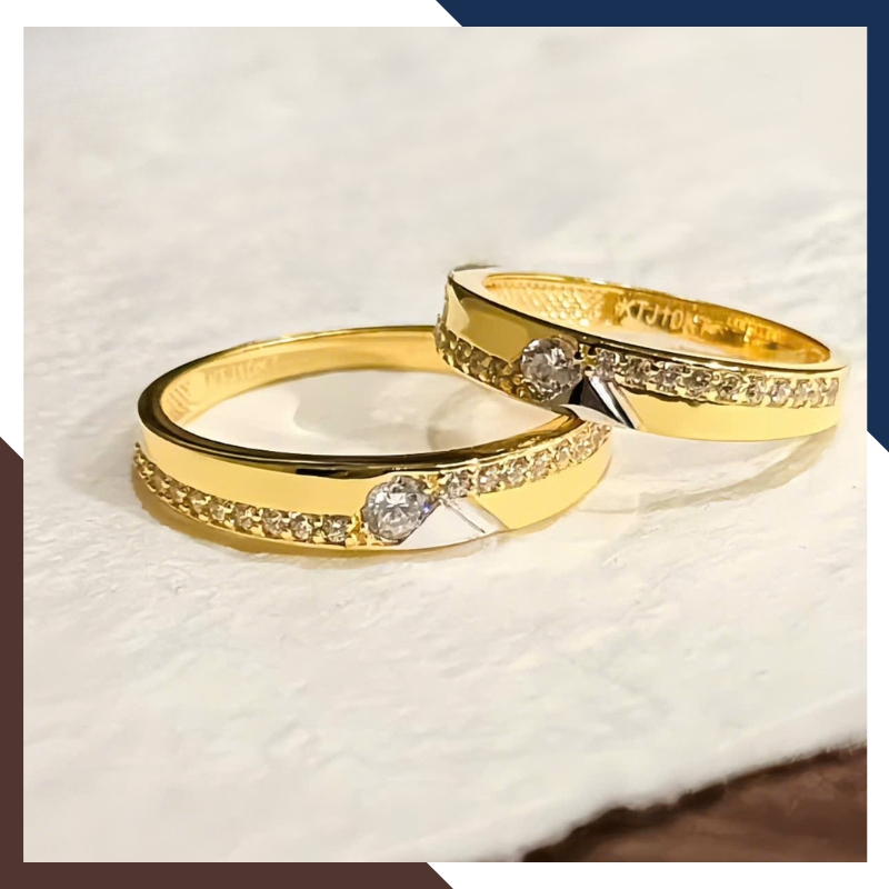 Nhẫn Cưới Đính Đá