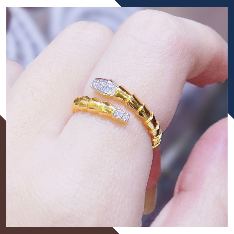 Nhẫn Rắn Vàng Tây 10k Nhiều Mẫu Mới 2025 Mã NVN69