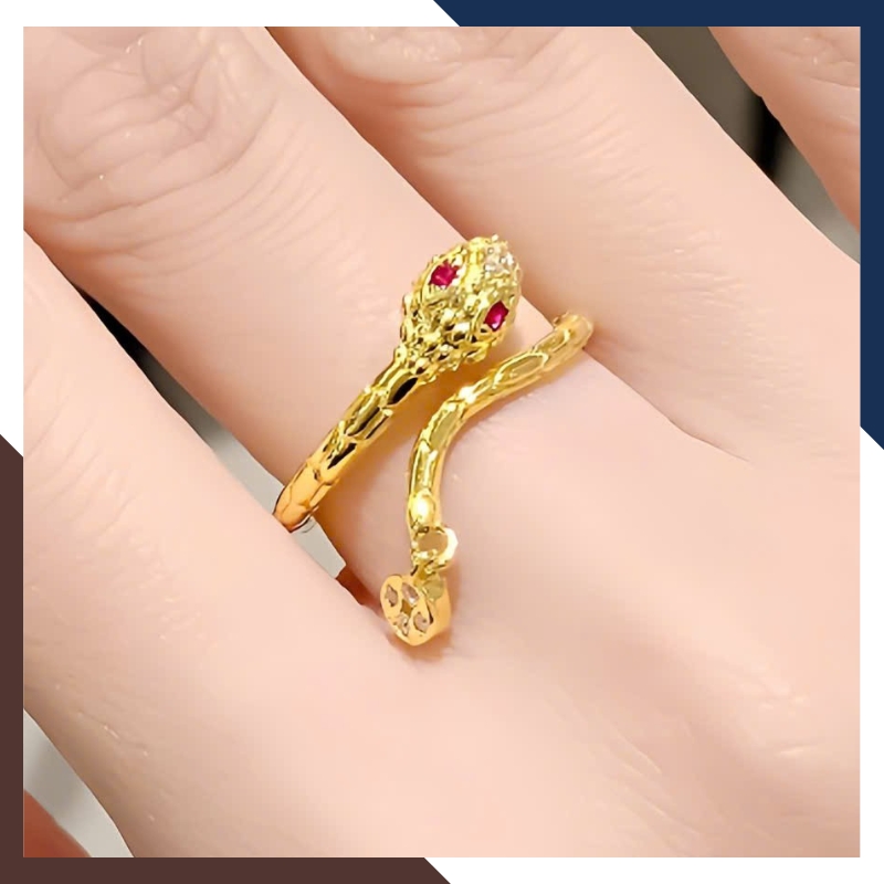 Nhẫn Rắn Vàng Tây 10k Nhiều Mẫu Mới 2025 Mã NVN69