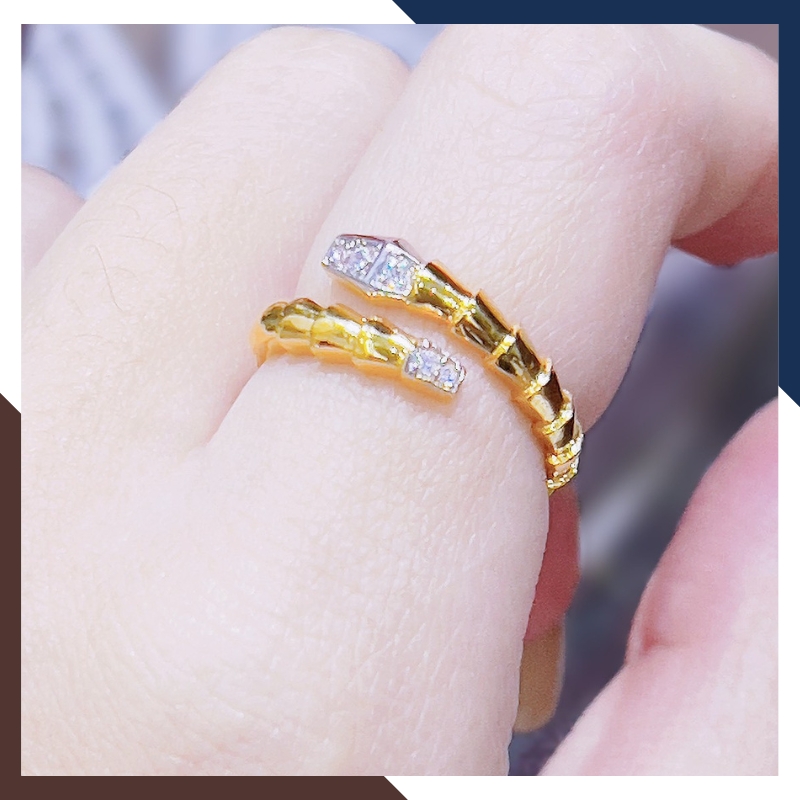 Nhẫn Rắn Vàng Tây 10k Nhiều Mẫu Mới 2025 Mã NVN69