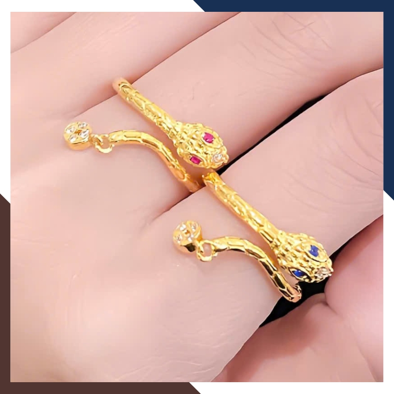 Nhẫn Rắn Vàng Tây 10k Nhiều Mẫu Mới 2025 Mã NVN69