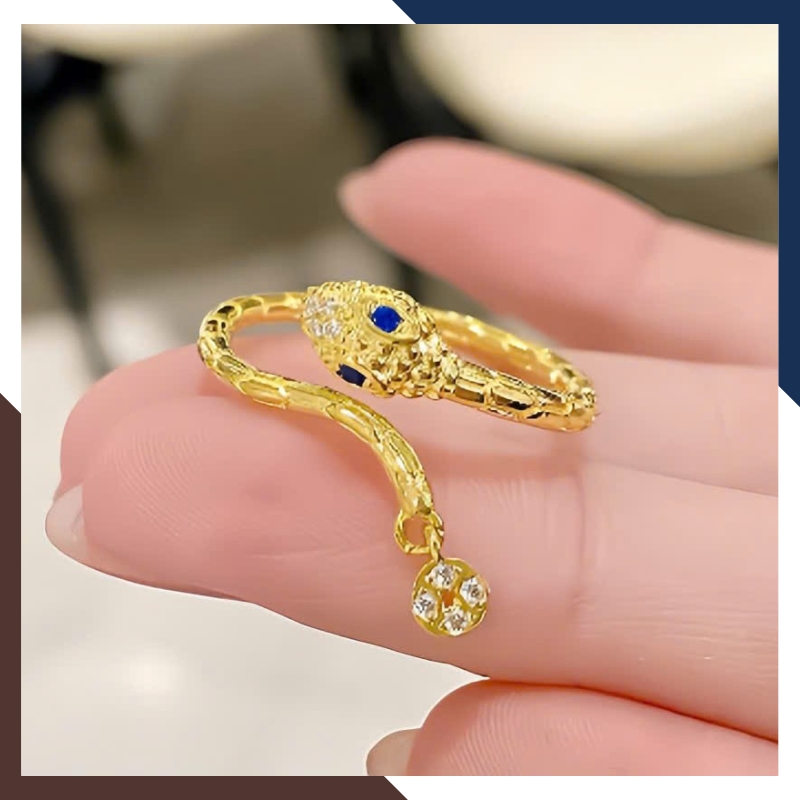 Nhẫn Rắn Vàng Tây 10k Nhiều Mẫu Mới 2025 Mã NVN69